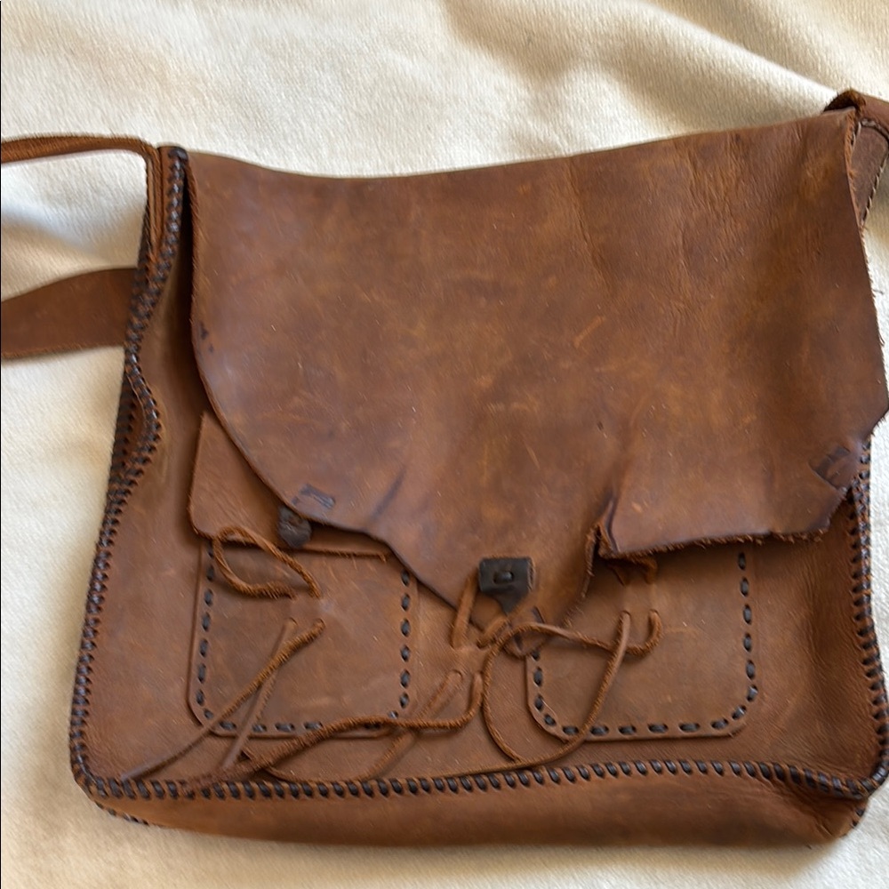 Brown Leather Shoulder bag